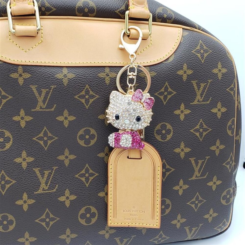 Authentic Louis Vuitton Luggage Nametag with Unbranded Keycharm - Picture 13 of 15